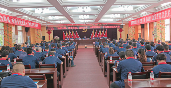 公司召開“違規(guī)決策、違規(guī)投資、違規(guī)擔(dān)保、違規(guī)招投標(biāo)”專項整治動員大會